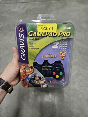 Vintage Gravis GamePad Pro USB PC Game Controller - New