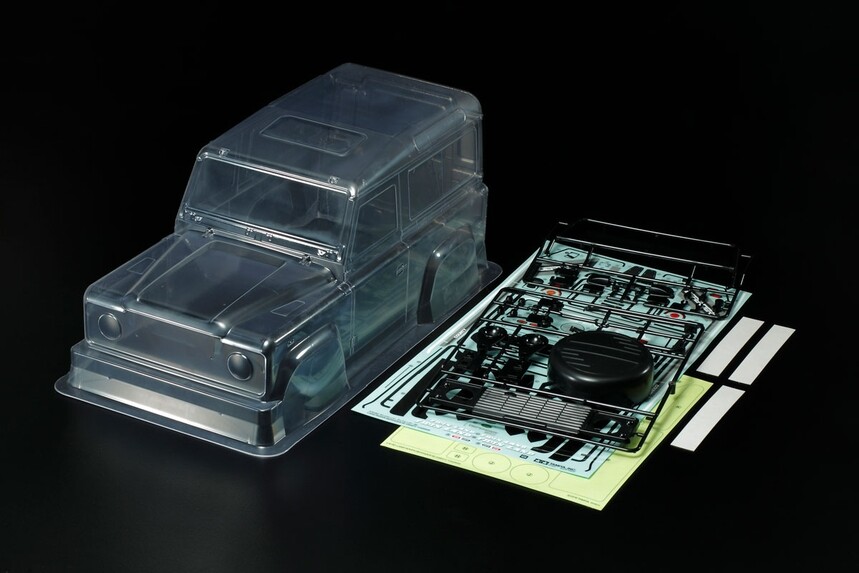 TAMIYA RC PARTS 1:10 CARROZZERIA LAND ROVER DEFENDER 90 BODY PARTS SET ART 51607