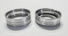  2 Vintage Tiffen Metal Filter Adapter for Bolex - Series 5 - Snap-On - Clean
