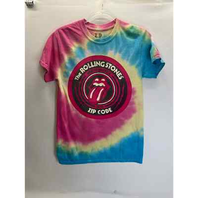 The Rolling Stones North America Zip Code Tour tie dye t-shirt 2015