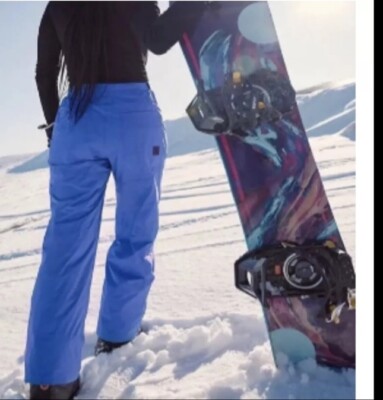 Free People Movement Shred It Ski Snow Snowboard Pants Blue NWOT  M2/25