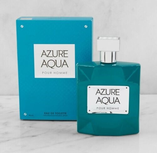 AZURE AQUA POUR HOMME designer EDT 3.4 oz cologne spray | eBay