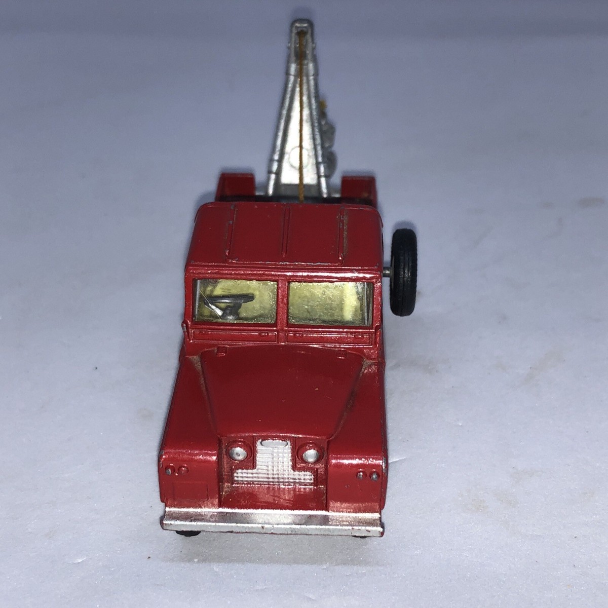Vintage Corgi LAND ROVER 109 WB Red Tow Truck Breakdown
