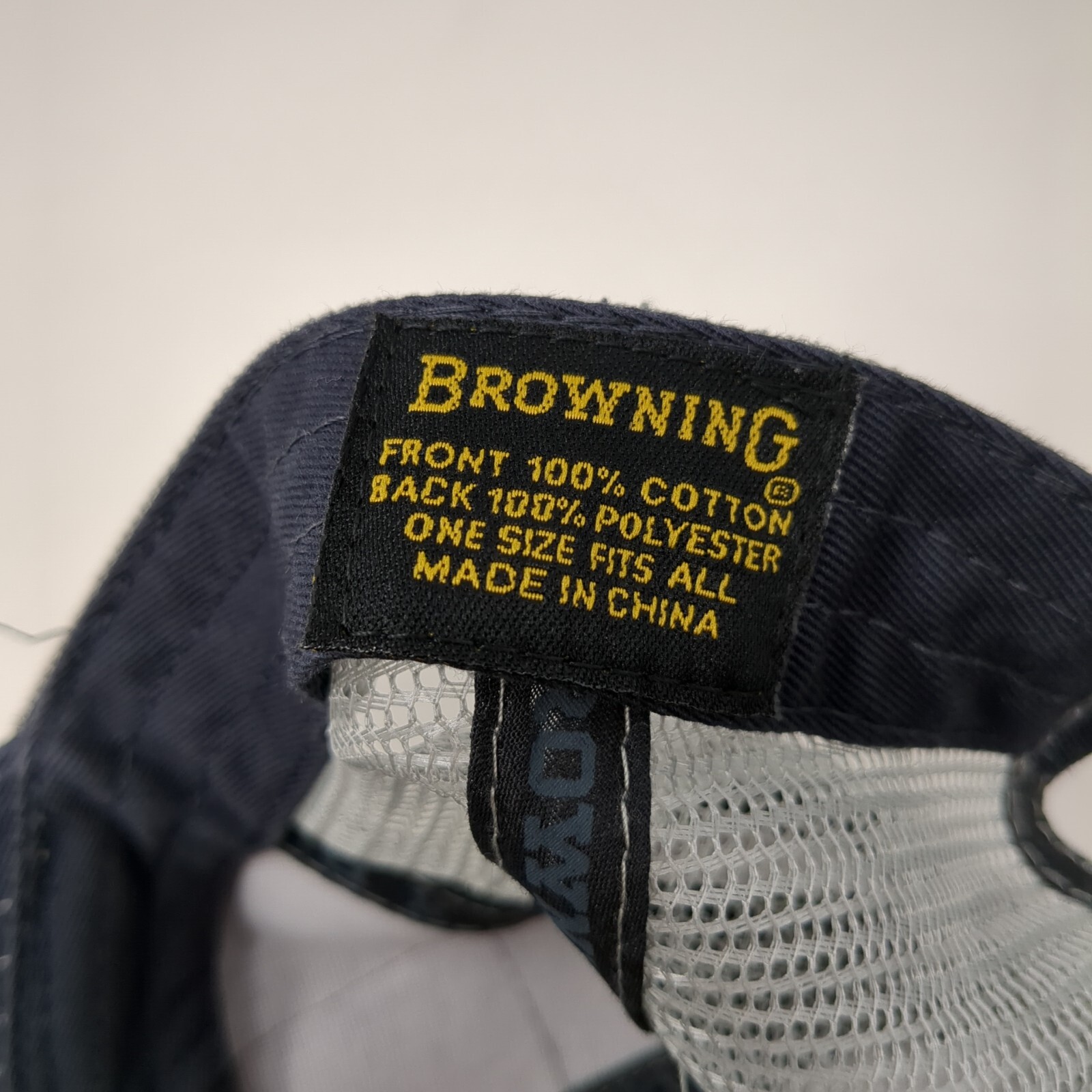 Browning Flag Patch Snapback Trucker Hat Multi On… - image 9