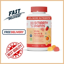 SmartyPants Kids Multivitamin Gummies: Omega 3 Fish Oil (EPA/DHA), Vitamin D3, C