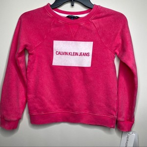 calvin klein pink sweatshirt