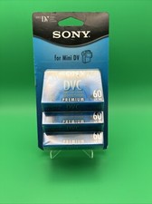 Sony Mini DV DVC Digital Video Cassette Tape 60 Minute NEW 3 Pack 