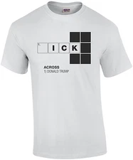 Anti Donald Trump Crossword Puzzle T-Shirt