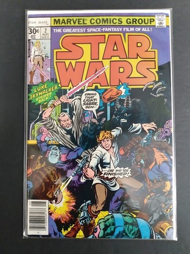 STAR WARS #2~REPRINT~MARVEL 1977