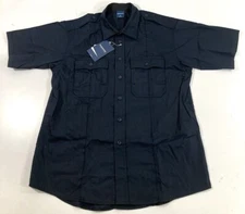 NEW SMALL REG PROPPER MENS CLASS B SHORT SLEEVE RIPSTOP DUTY SHIRT F5336 NAVY