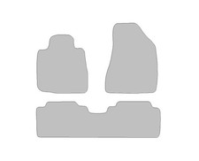 Fußmatten passend für Hyundai Tucson Typ JM (Baujahr 2004 - 2010), Dura graphit