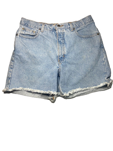 Vintage Y2K 90s Blue Denim Shorts The London Jean Size 10 Jorts Granola Crunchy