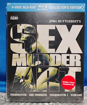 Sex Murder Art Films of Jorg Buttgereit Blu-ray / CD (6 Disc Boxset) Cult Epics 