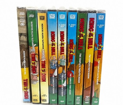 King of the Hill DVD Lot Brand New Sealed Seasons 3 4 5 6 10 12 & 15 Rare