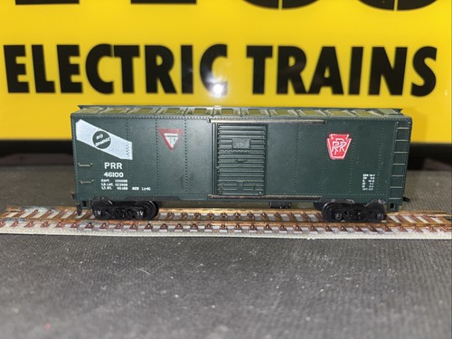 Vagón de carga Mantua Tyco verde PRR 40’ 46100, todos los pasos, ferrocarril de Pensilvania | Zustand: Used