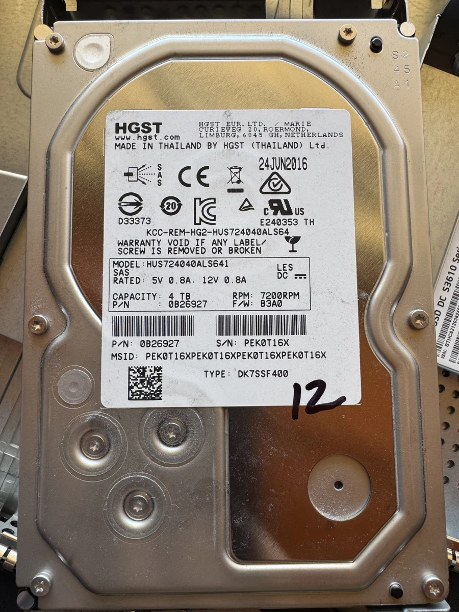 HGST 4TB Computer Internal Hard Disk Drives for sale | eBay