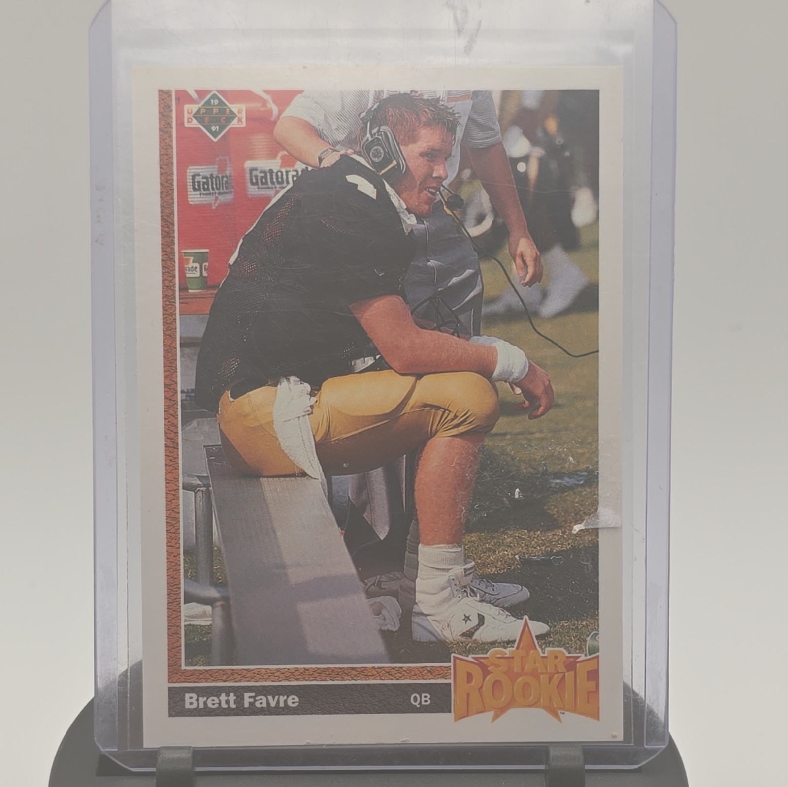 1991 Upper Deck #13 Brett Favre Atlanta Falcons Star Rookie