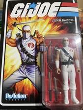 Super7 ReAction Figures G.I. Joe Storm Shadow Action Figure Boxed w  Bow Sword