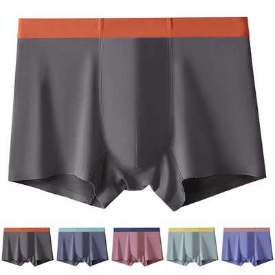 Bequeme mittelhohe Herren Boxershorts aus Eisseide ideal für Zuhause und Schlaf