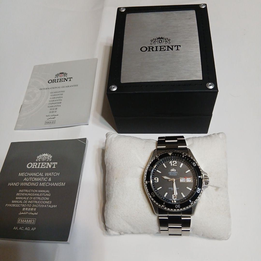 Orient Automatic Diver Watch Timepiece Black Stai… - image 1