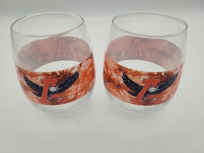 Auburn Tigers 15oz. Tie-Dye Stemless Wine Glass
