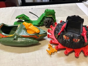 Vintage 1980s He-Man MOTU Vehicle Lot WIND Raider Roton Road Ripper Parts Mattel