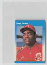 Dave Parker 1987 Fleer Classic Miniatures #80 Cincinnati Reds