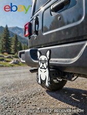 French Bulldog Hitch Receiver Cover Fits 2  Multiple Designs Available