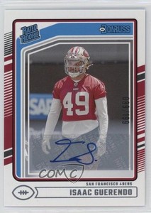 2024 Panini Donruss Rated Rookie Auto /199 Isaac Guerendo #336 Rookie Auto RC