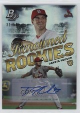 2019 Bowman Platinum Wal-Mart Renowned Rookies 33/50 Dakota Hudson Auto nd3