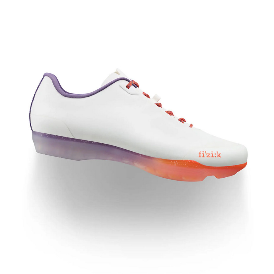 Scarpe per bici da corsa FIZIK TEMPOA BEAT white orange foto 2