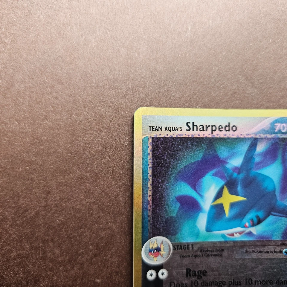 Team Aqua's Sharpedo 5/95 Ex Team Magma vs Team Aqua Reverse Holo Rare Card - HP - Image 3 of 4