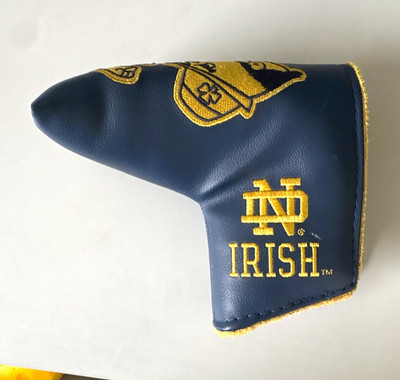 Bettinardi ND Irish Putter Headcover Notre Dame Fighting Irish Blue/Gold