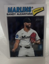 2026 Topps Heritage #76 Sandy Alcantara Chrome Base