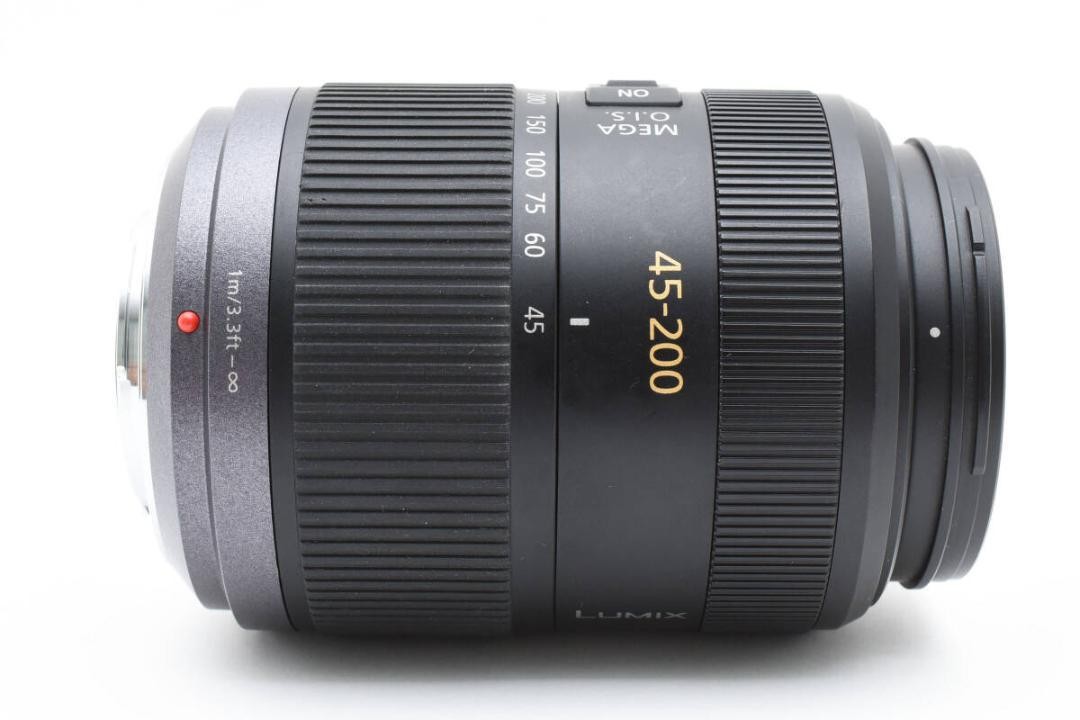 ❁ほぼ新品❁パナソニック LUMIX G VARIO 45-200mm Panasonic LUMIX G VARIO 45-200 45-200mm/F4-5.6 MEGA O.I.