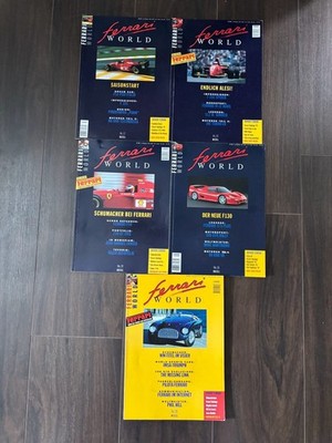  5x Ferrari -World Magazine von 1994 -  ein Muss für jeden Ferrari-Fan 