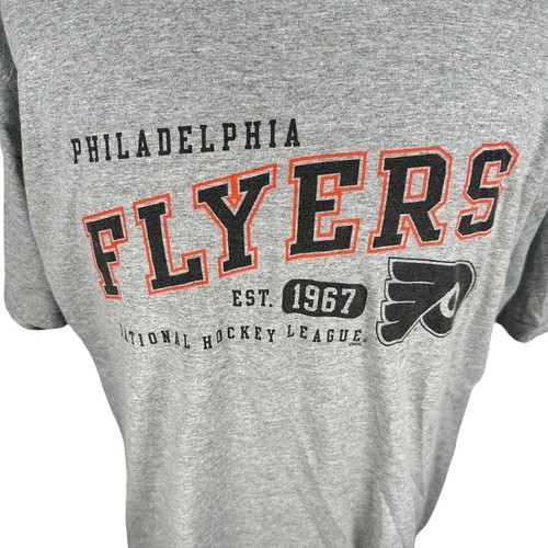 T-shirt Vintage Philadelphia Flyers - Années 80/90 - Marque Savvy - Taille L Noir