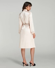 Agent Provocateur Classic Pink Silk PJ Dressing Gown AP4 Large