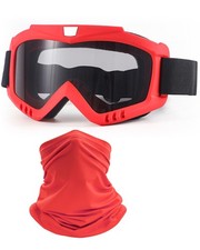 Dirt Bike Goggles with Face Mask, Motorcycle ATV Motocross Ski Goggles Racing...