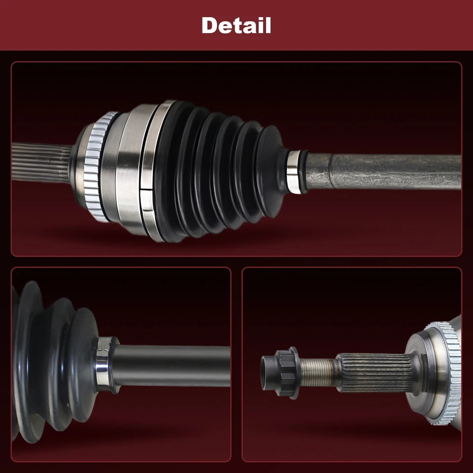 Pair Front CV Axle Shaft for 2004 05 2006 2007 2008 2009 2010 Toyota Sienna 2WD - Image 4 of 4