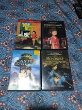 Studio Ghibli Dvd Lot Of Four Movies