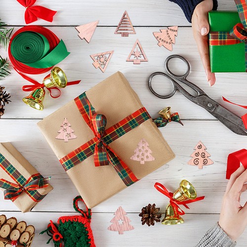  100 Pcs Embellissements Bois Pour L'artisanat Ornement Artisanal - Zdjęcie 9 z 12