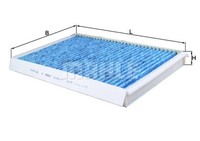 Mahle Innenraumfilter Pollenfilter Filter Innenraumluft Caremetix® Lao 307
