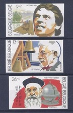 [K66935] Belgium N°2303/2305 Imperf. Solidarity MNH ** COB € 50,00 SUPERB
