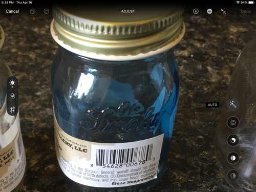 Blue Ole Smoky Distillery 50ml Moonshine Mason Jars Shot Glass Empty