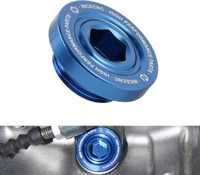 #ad Blue Crankcase Oil Drain Plug O Ring Compatible with Raptor 700 2006 2023 Blue $23.99