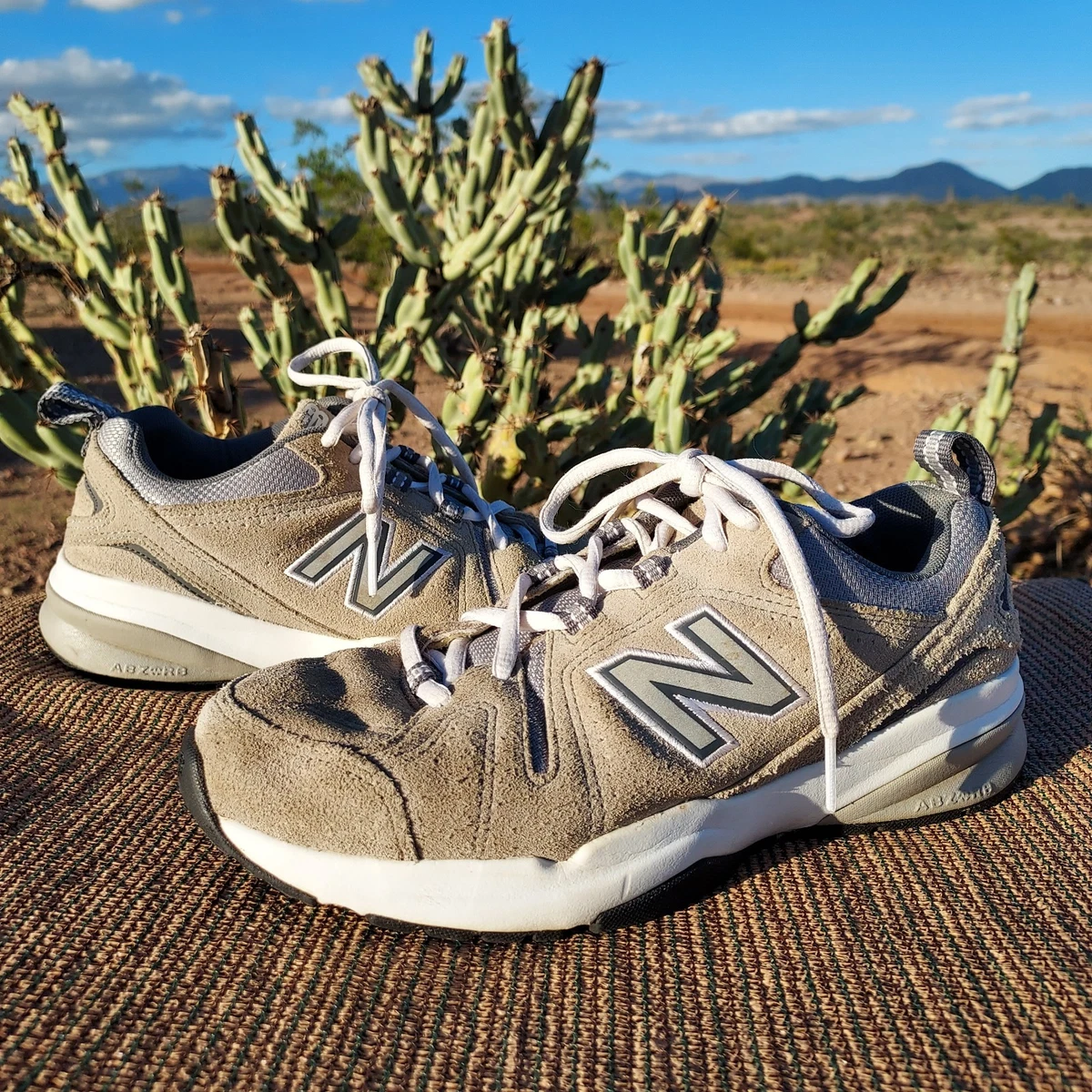 New Balance 608v3 Mens 10.5 4E Extra Wide Gray Suede Training Shoes MX608V3M 608v5 - New Balance main image 3