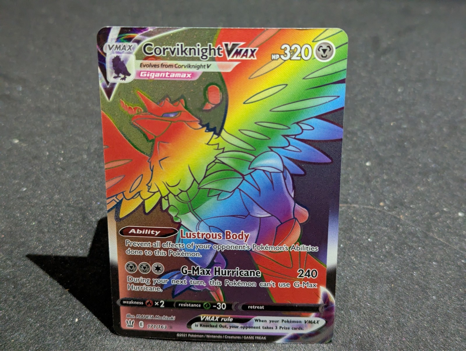 Corviknight VMAX 171/163 Battle Styles Holo Pokemon NM