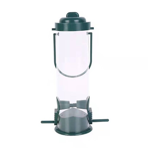 Mangeoire ?? oiseaux en plastique transparent avec cage suspendue pour alimentat - Photo 4/12