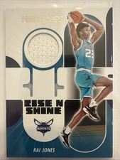 2021-22 Panini NBA Hoops - Rise N Shine Memorabilia Kai Jones #RS-KJN (MEM, RC)